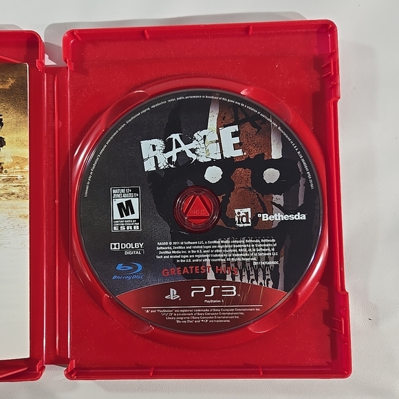 Sony PS3 Rage - Red Case Edition - Picture 4 of 9